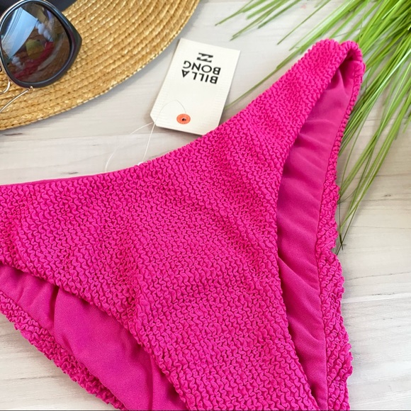 Billabong Pink Hike Bikini Bottom 👙 - Picture 3 of 7